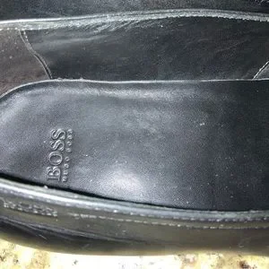 Hugo Boss Men\'s 11 Vero Cuoio Black Leather SlipOn Dress Loafer 50300804 Hugo Boss | Shoes | Hugo Boss Mens 1 Vero Cuoio Black  main image 4